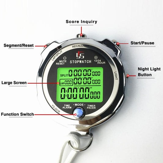 Track and field referee basketball fitness training stopwatch