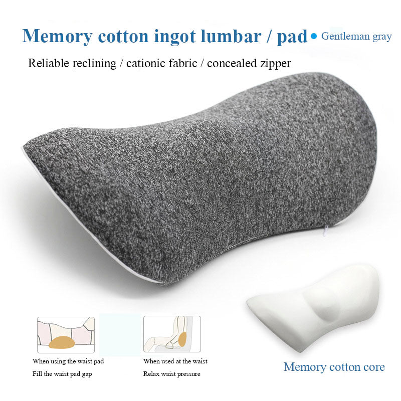 Lumbar Support Pillow For Side Sleepers Pregnancy Relieve Hip Coccyx Sciatica Pain Machine Chair Back Cushion Waist Car Seat