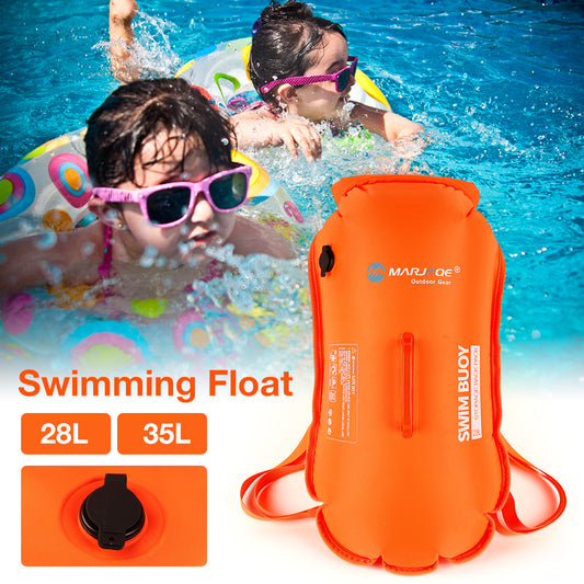 Double Airbag Swimming Buoy Floating Mark Detachable Shoulder Waterproof Backpack